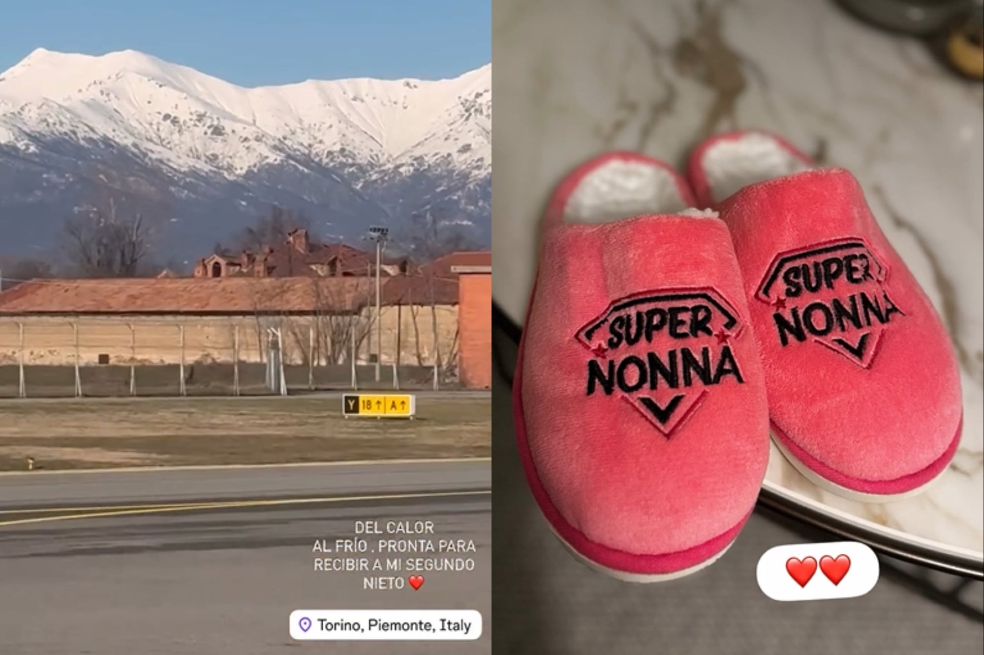 Carolina Baldini viajó a Italia para esperar a su segundo nieto y mostró el especial regalo que recibió cuando llegó (Foto: Instagram @carobal14)