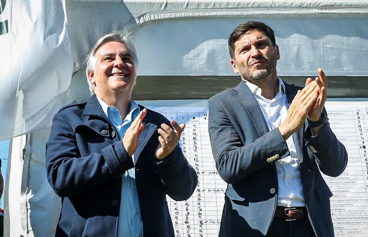 Martín Llaryora y Maximiliano Pullaro, en Todo Láctea 2026