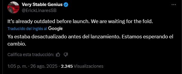 La reacción de los usuarios ante el lanzamiento del iPhone 17