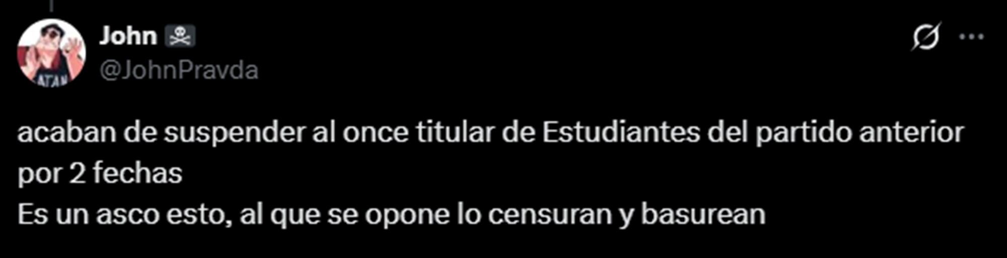 Hinchas de todos los clubes apoyaron a Estudiantes