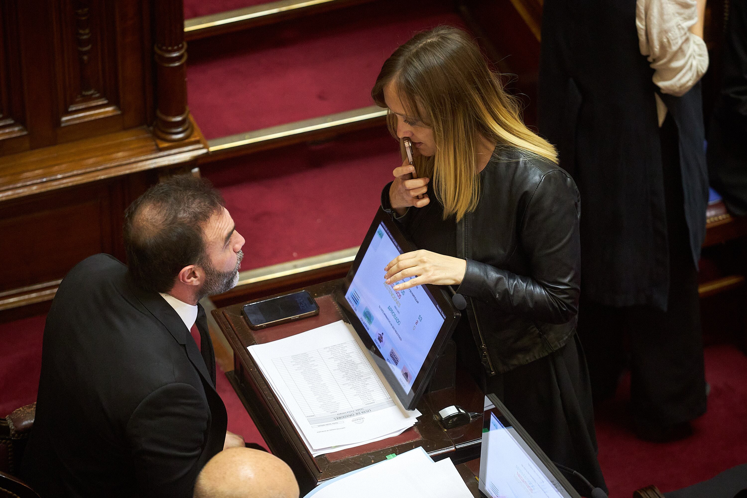Sesión del Senado para tratar el proyecto de ley de Ficha Limpia que finalmente no se aprobó. Atauche y Sagasti.
07/05/2025