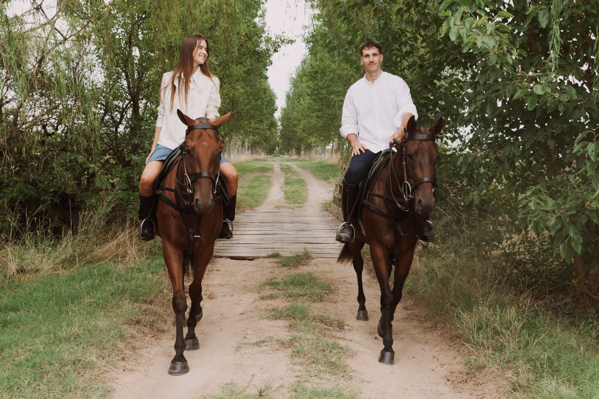 “Cuando estamos en Argentina, me divierte ir a sus desfiles y trato de acompañarla en los eventos que puedo. Ine también viene a los partidos