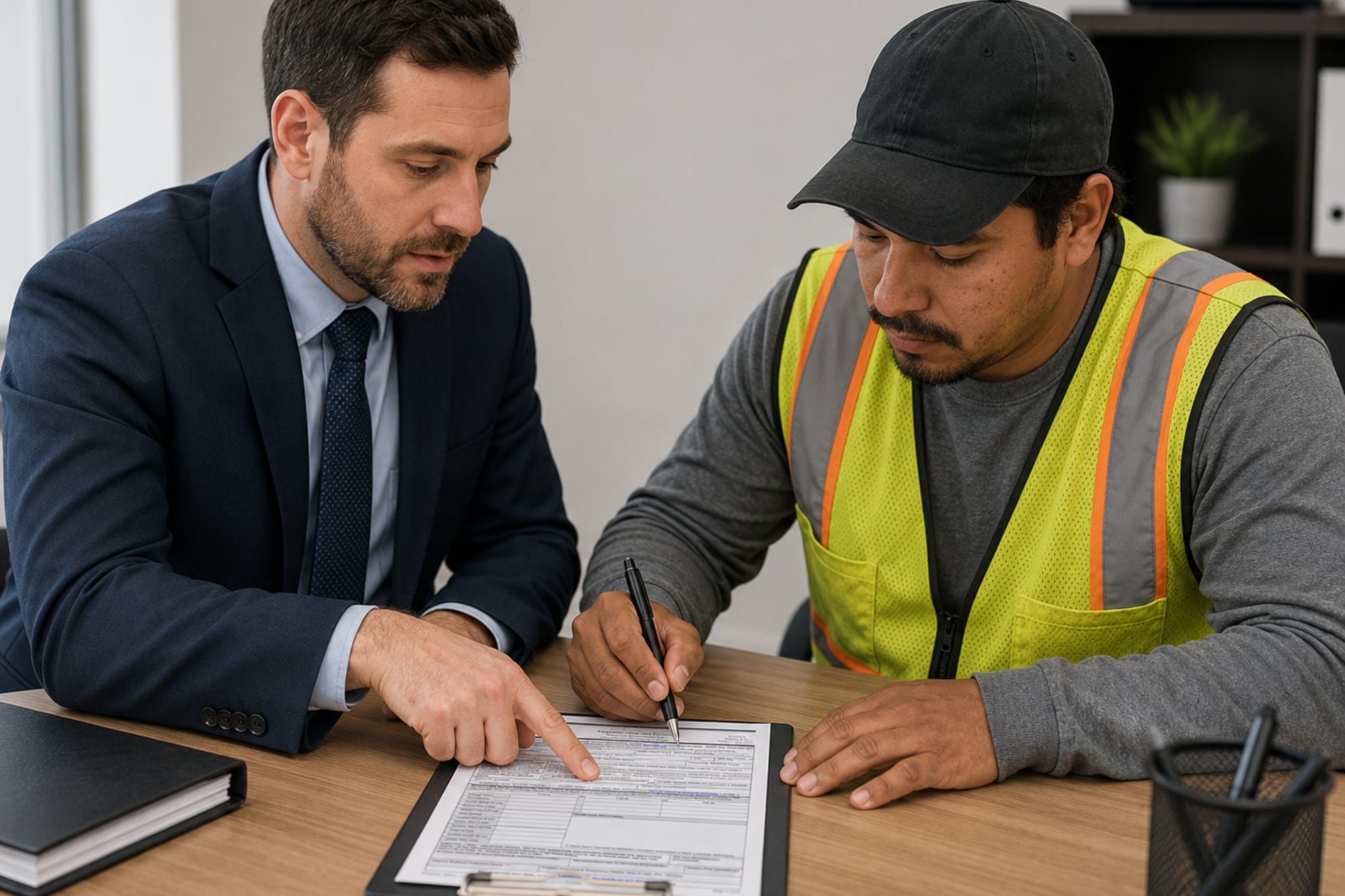 Cada trabajador debe presentar pruebas aceptables de identidad y permiso de empleo antes de que la compañía complete la verificación