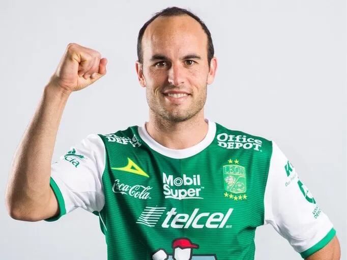 Landon Donovan con el uniforme de Club León.