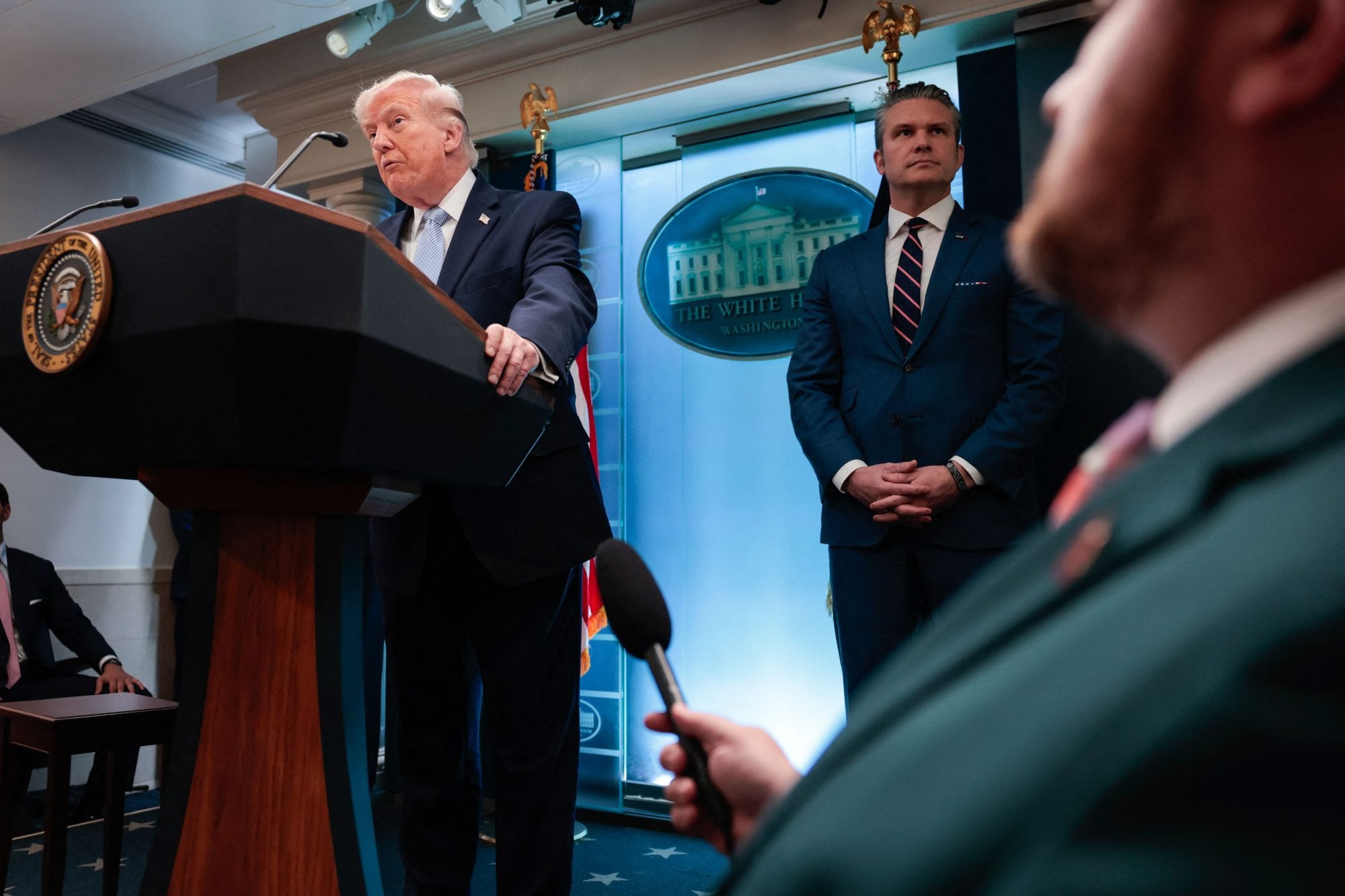 Los detalles del acuerdo de 10 puntos entre Estados Unidos e Irán para ponerle fin a la guerra (Foto: Kent Nishimura / AFP)