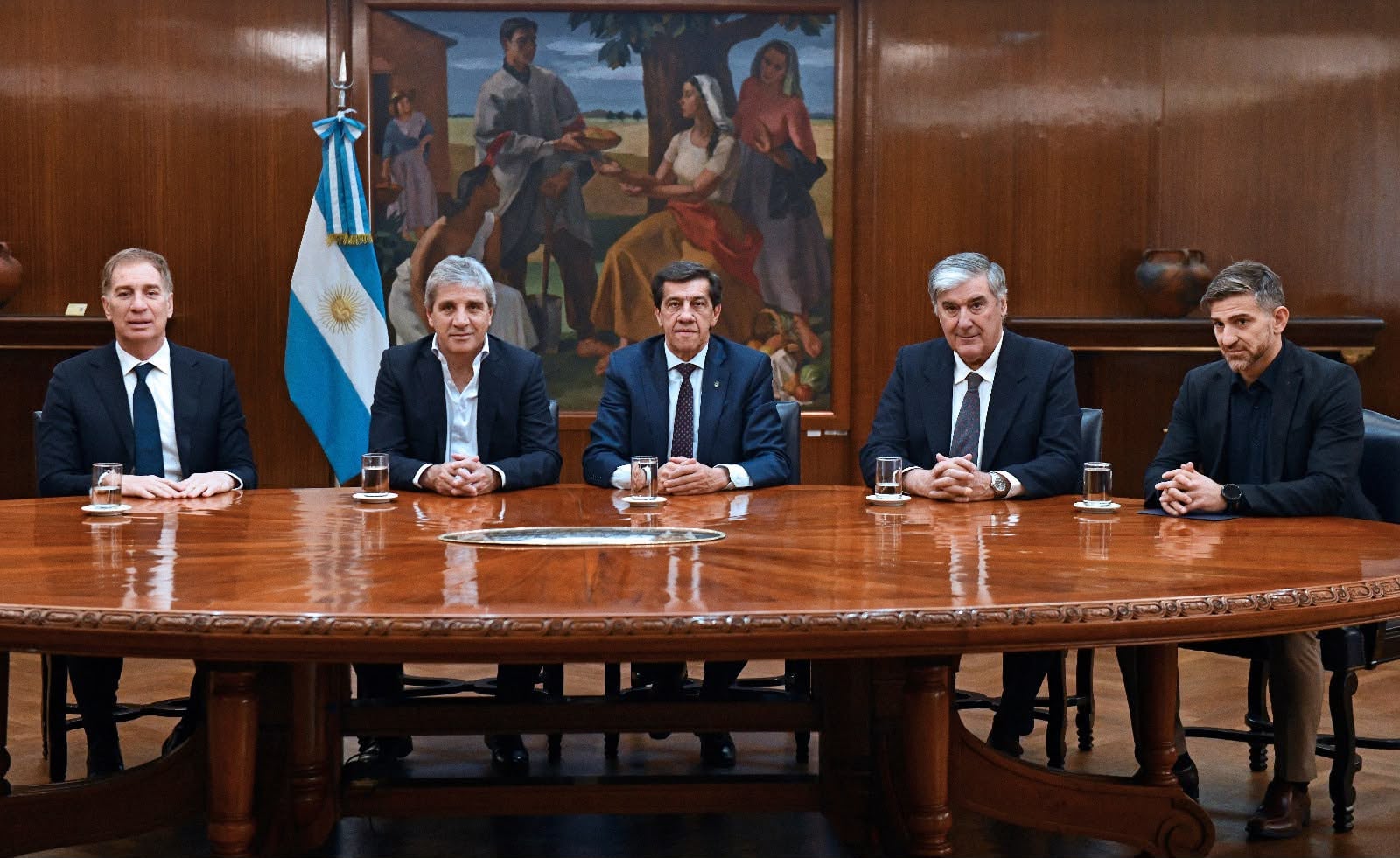 Santilli y Caputo se reunieron con el gobernador de Jujuy