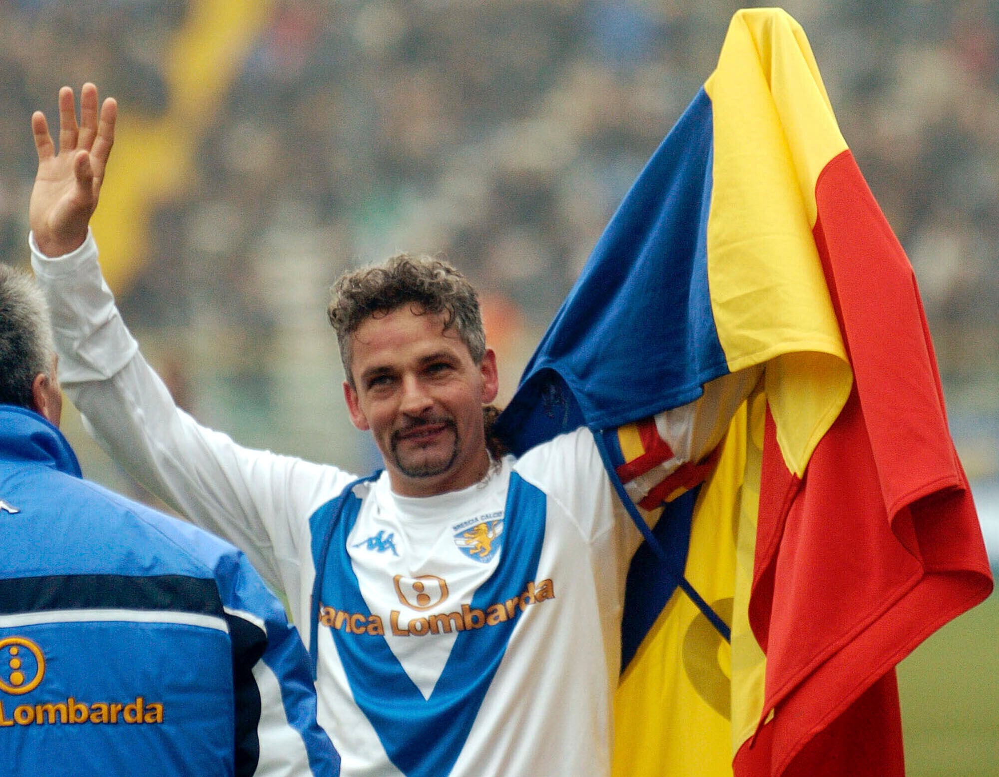 Roberto Baggio se retiró en 2004 en Brescia, tras una trayectoria brillante en el fútbol; marcó 45 goles con esa camiseta