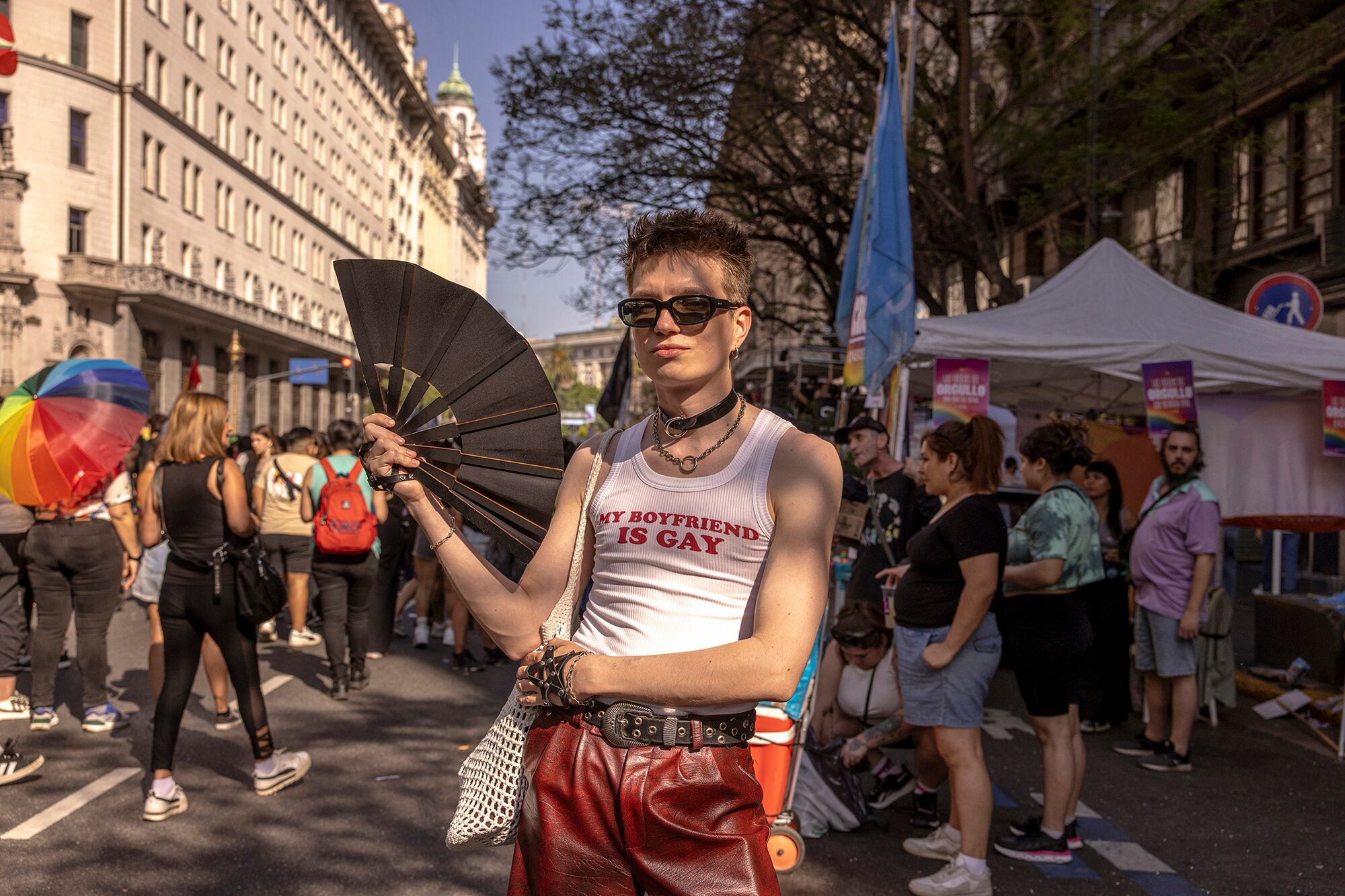 Anton Floretskii, de 29 años, se trasladó a Buenos Aires desde Tolyatti, Rusia. Dijo que en Rusia había sido perseguido, golpeado y humillado por ser gay