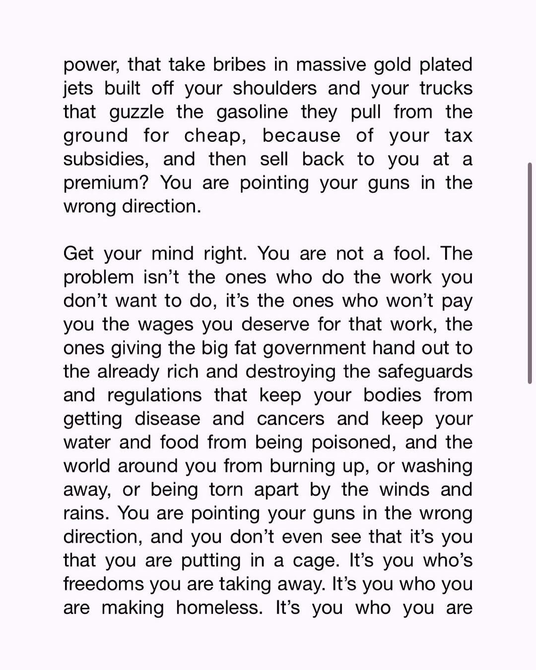 La carta de Mark Ruffalo consiguió miles de likes en minutos.