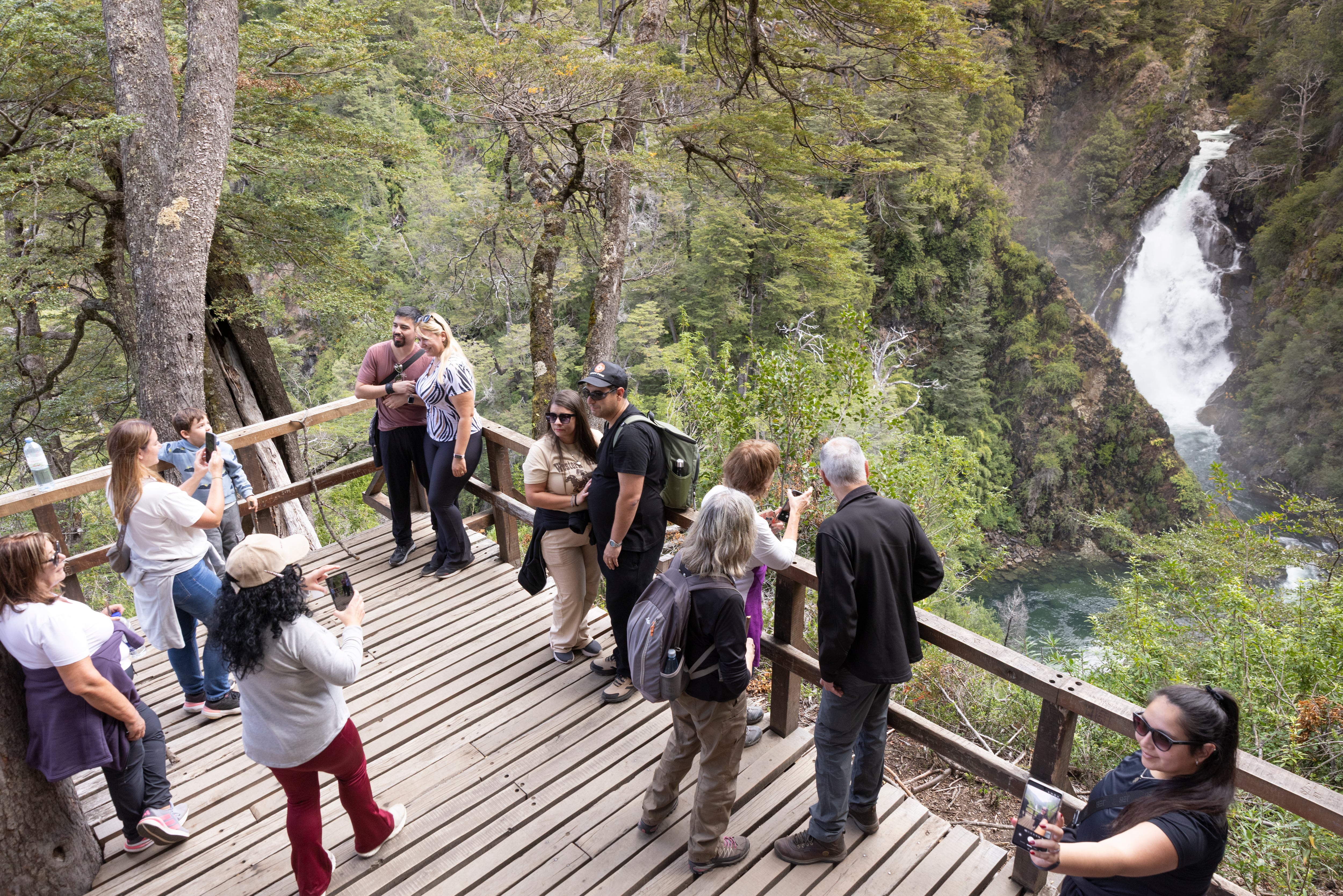 Mirador hacia la Cascada Chachín.