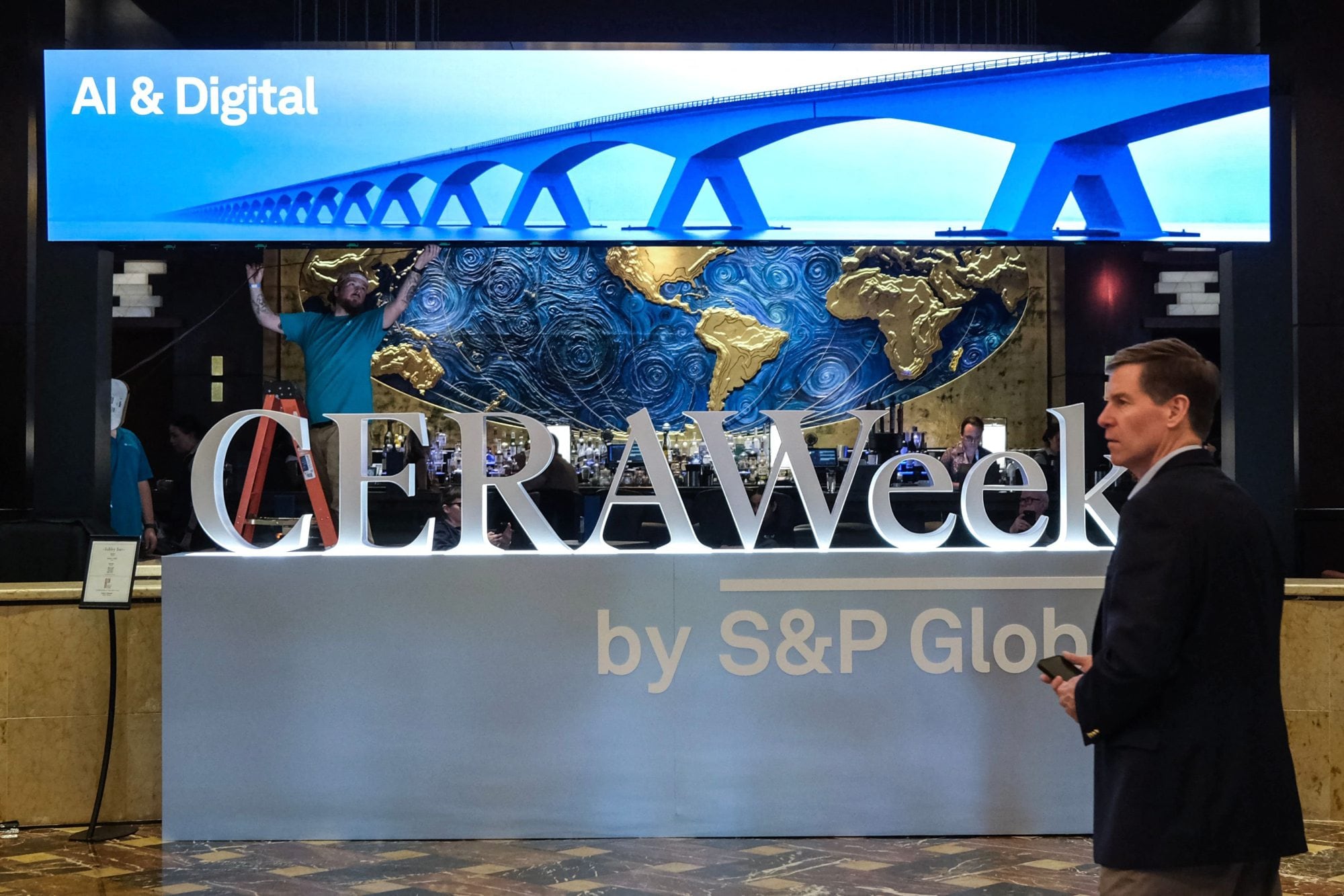 El CERAWeek se desarrolla en Houston.