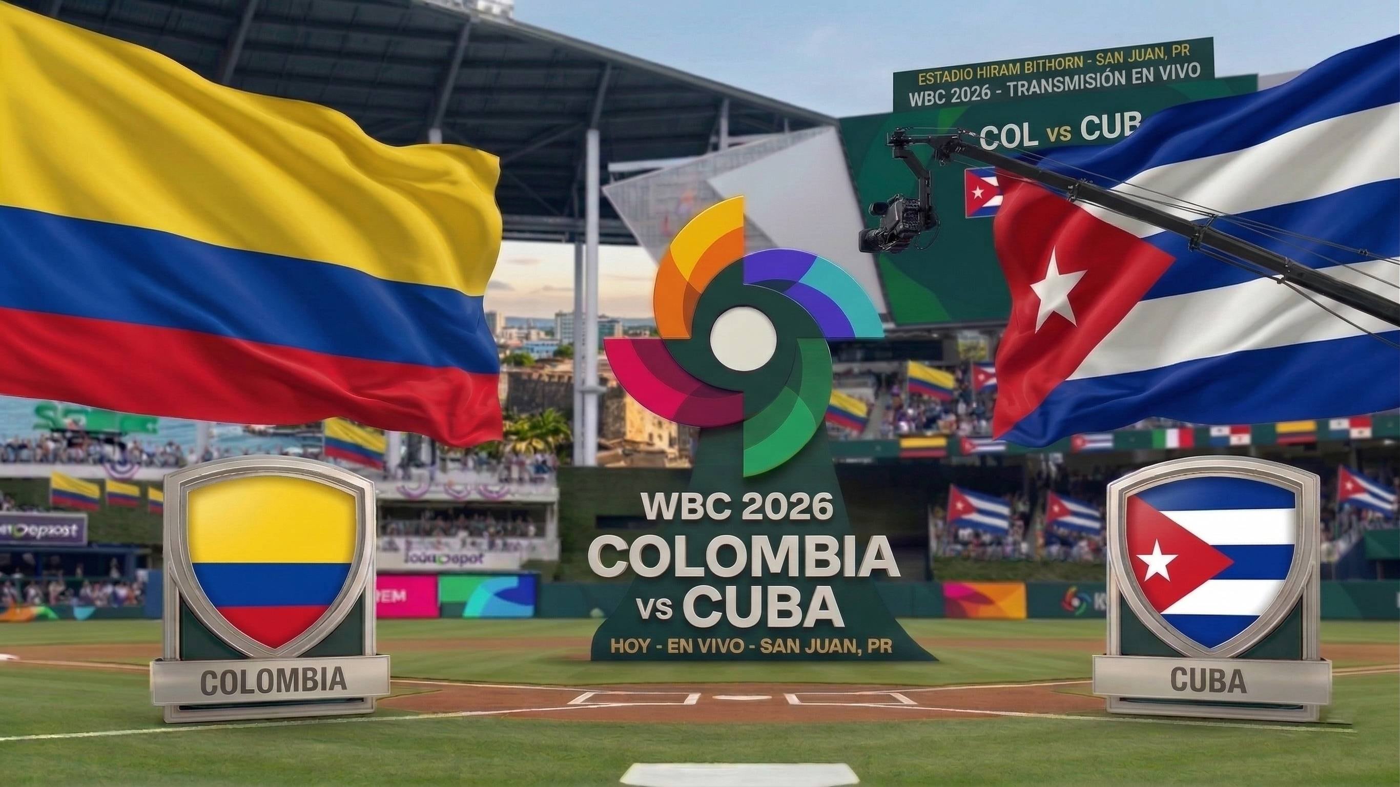 Cuba Enfrentó a Colombia En El Clásico Mundial de Béisbol En Puerto Rico