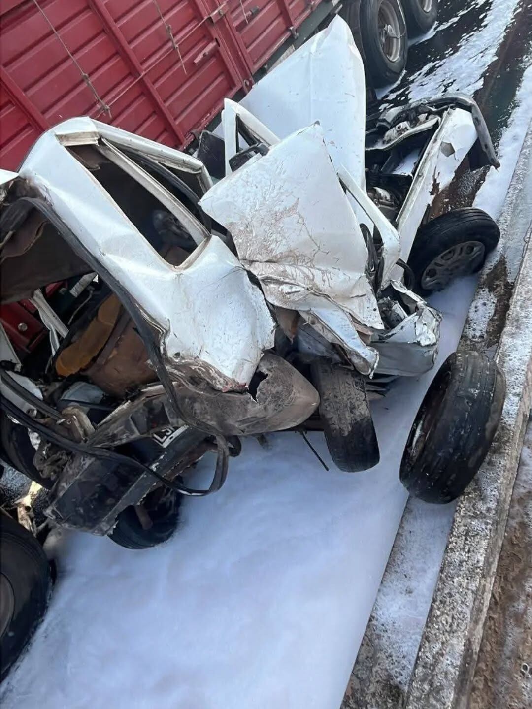 Choque en cadena en el puente Chaco Corrientes