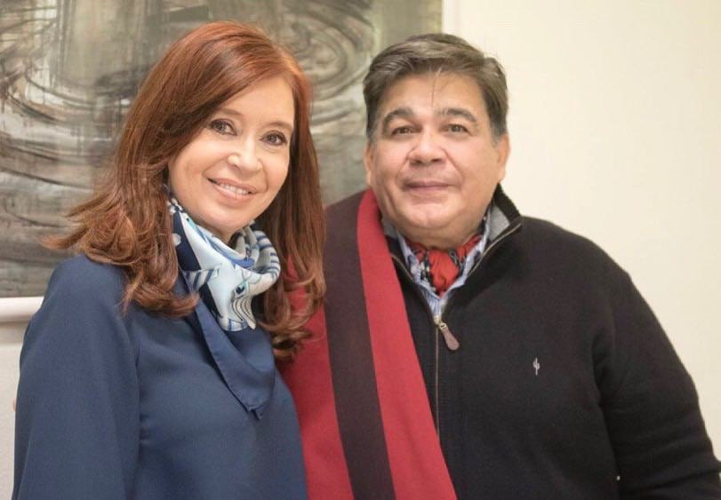 Mario Ishii, con Cristina Kirchner