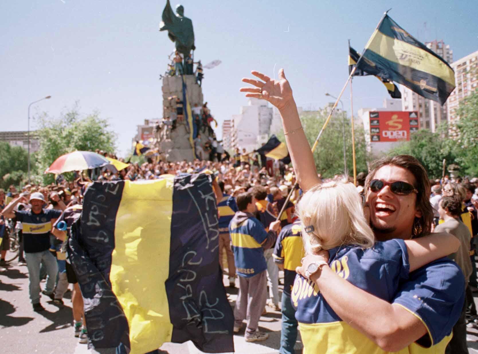En la mañana de Mar del Plata, los primeros festejos de los hinchas de Boca