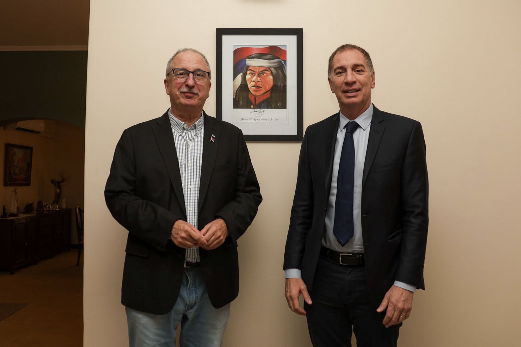 Santilli con el gobernador Passalacqua en Misiones