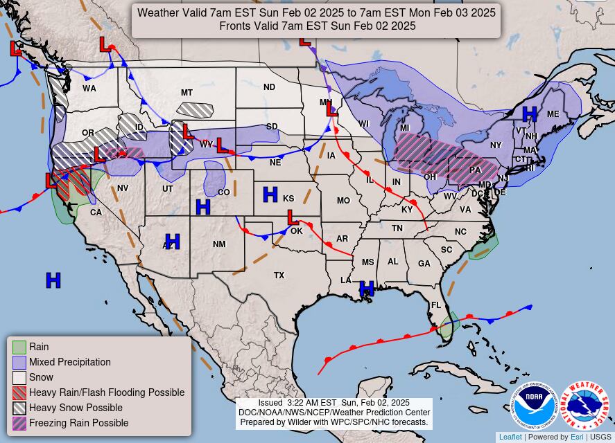 Clima en Estados Unidos después del día de la marmota