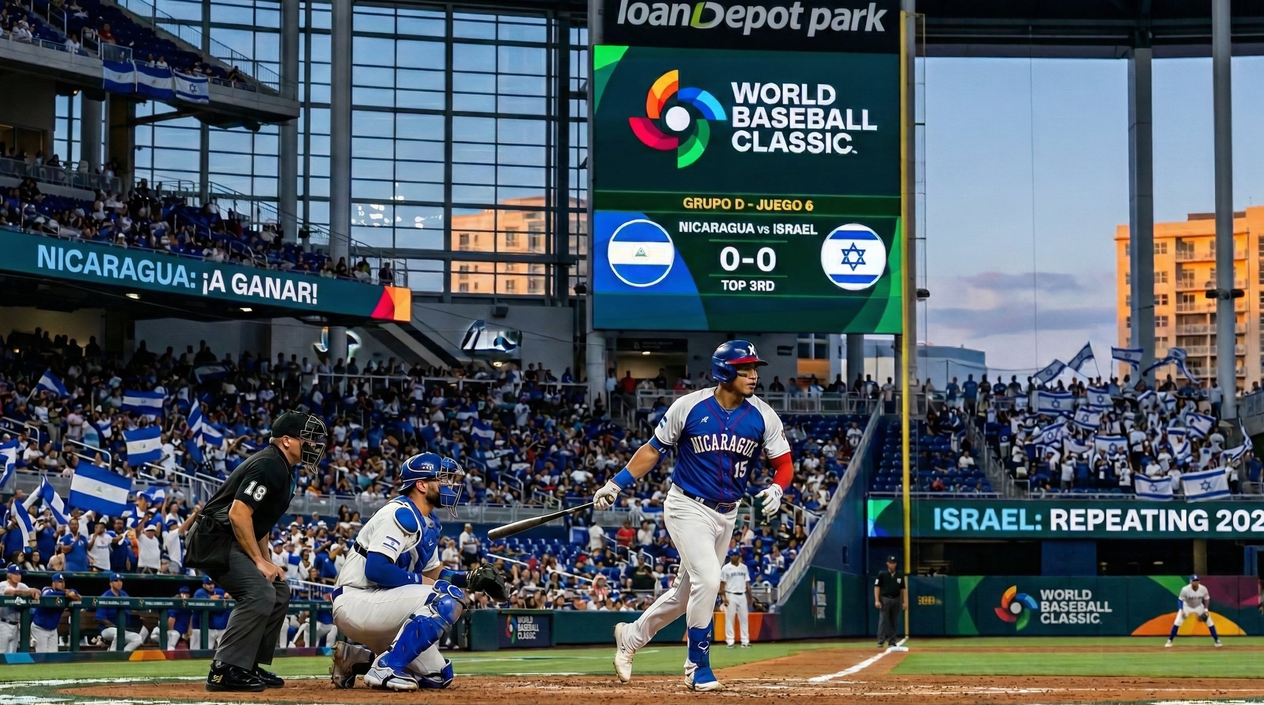 Nicaragua vs. Israel: hora y cómo ver en vivo el Clásico Mundial de Béisbol 2026 en Miami