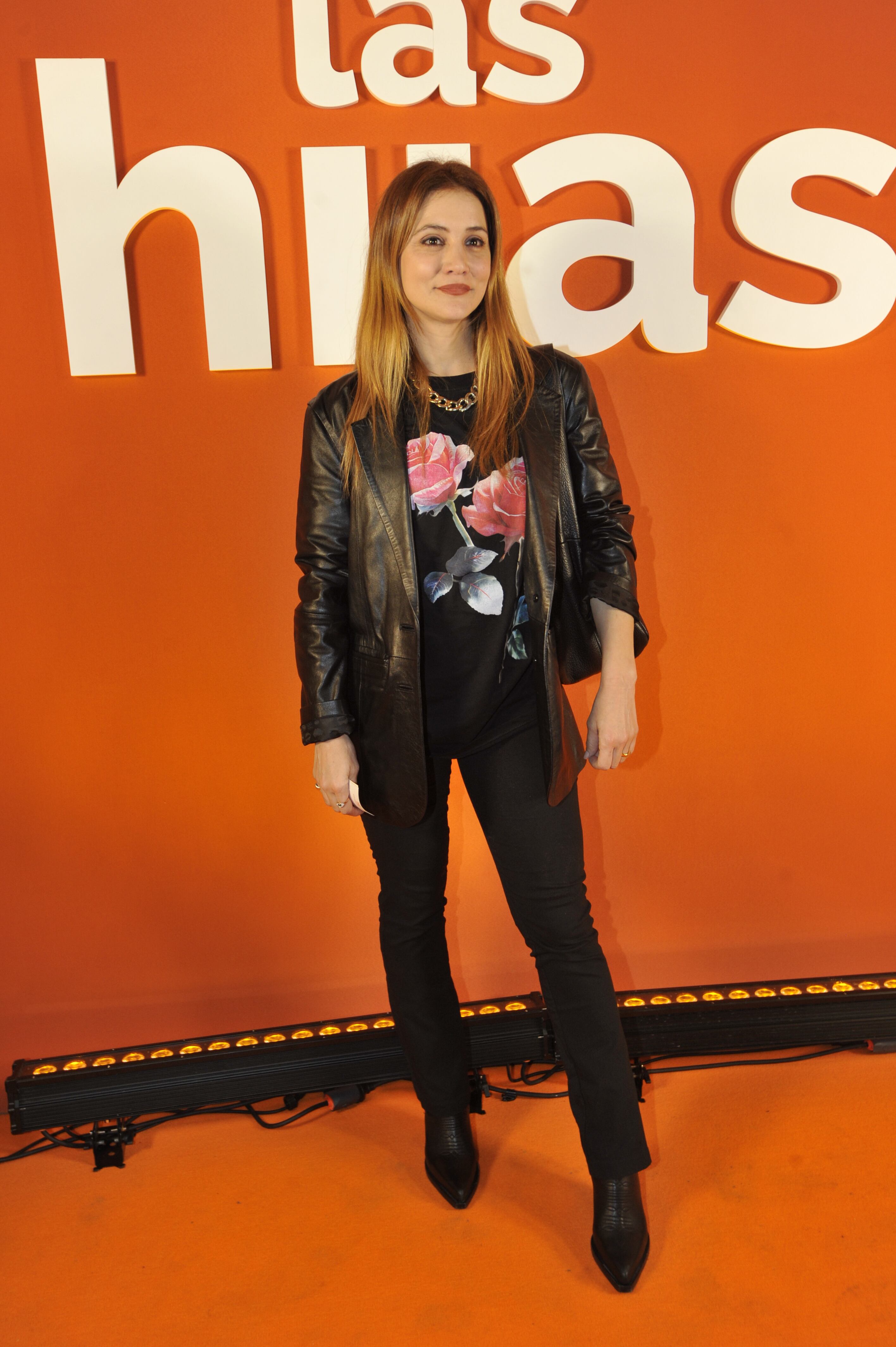 Bárbara Lombardo destacó con un look rockero para la ocasión