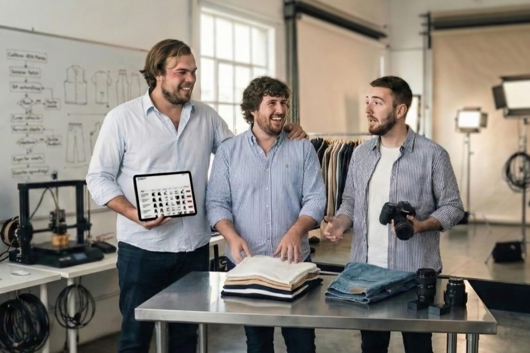 Ezequiel D’Amico, Federico Vidueiro y Rafael Bronenberg fundaron Delfi, un estudio de fotografía virtual