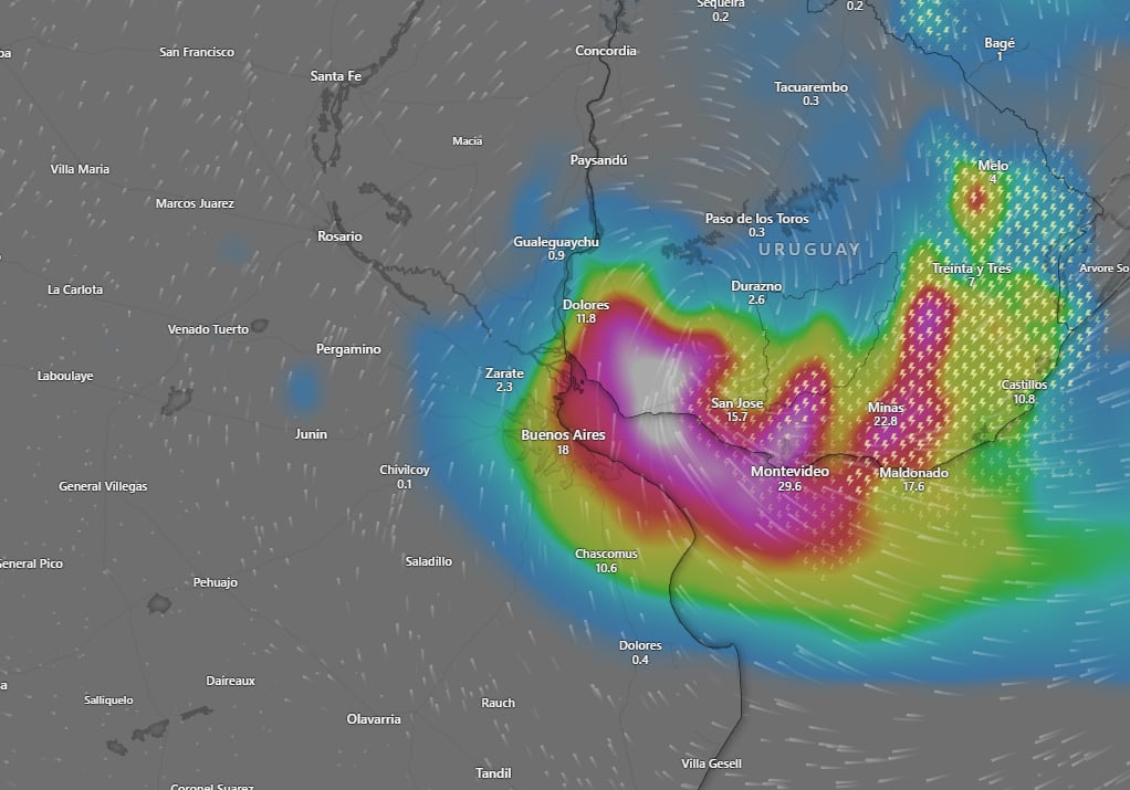 Se esperan tormentas para el sábado 10 de enero