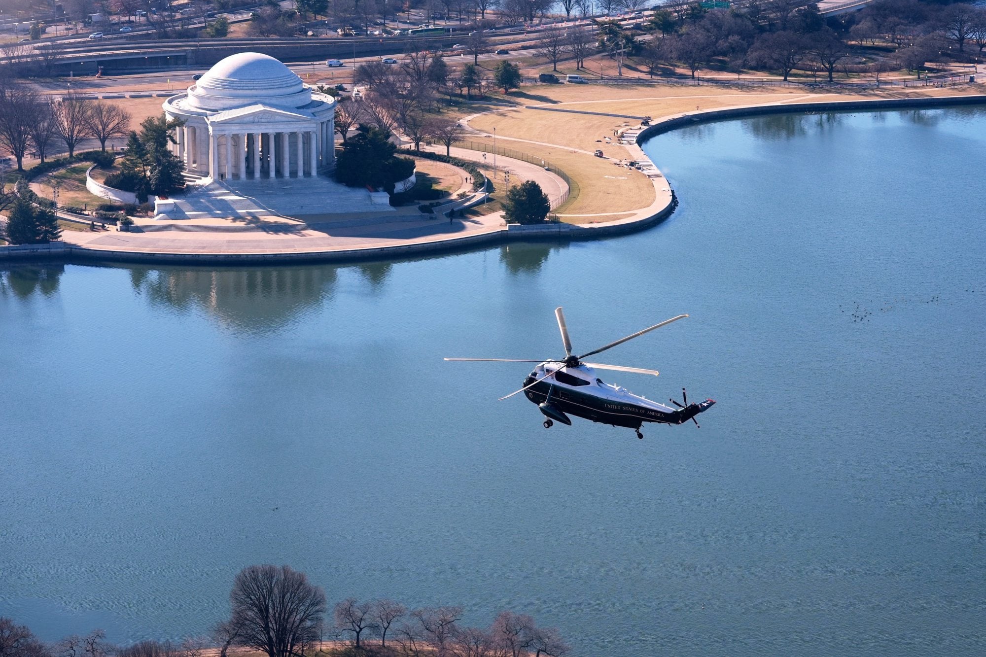 Vista aérea de Washington