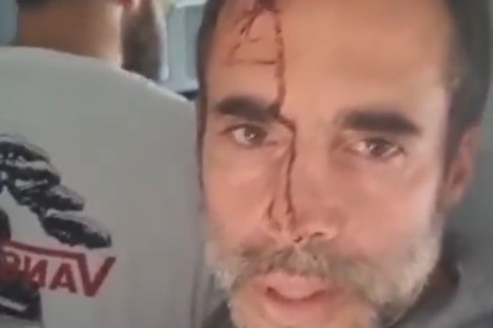 Un pasajero del avión de Flydubai