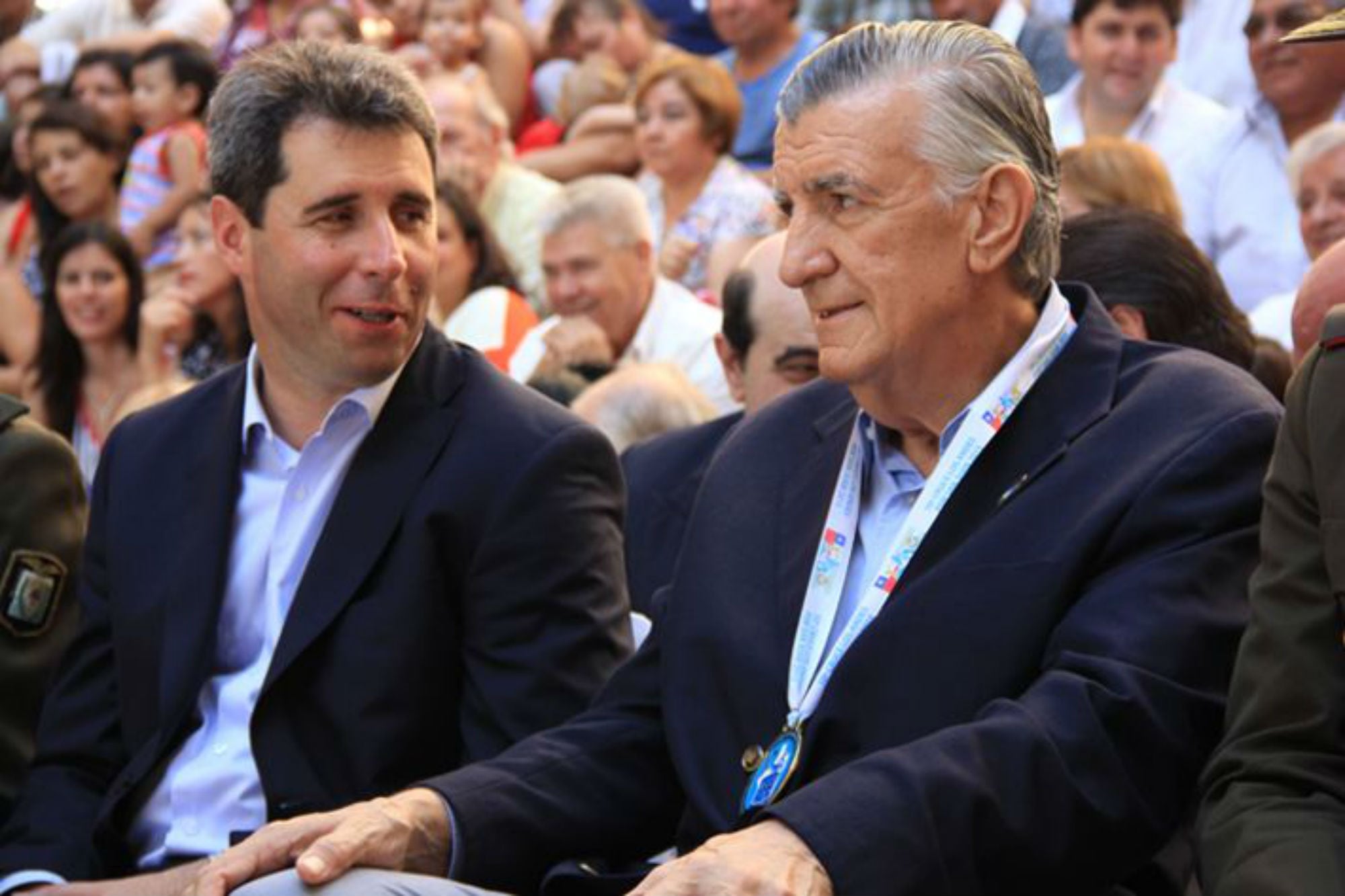 Sergio Uñac y José Luis Gioja sellaron la unidad en San Juan
