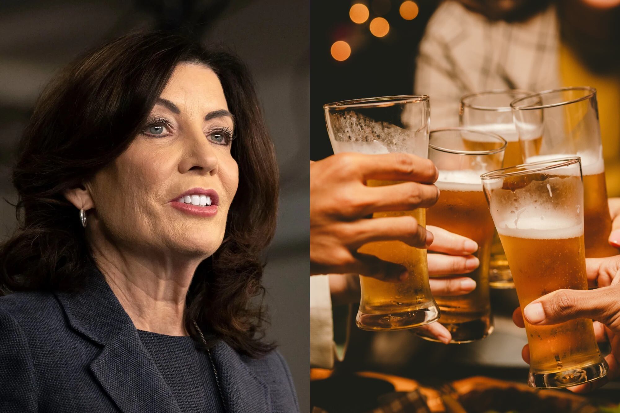 Es oficial: cambian los horarios en los bares de Nueva York por nueva ley firmada por Kathy Hochul