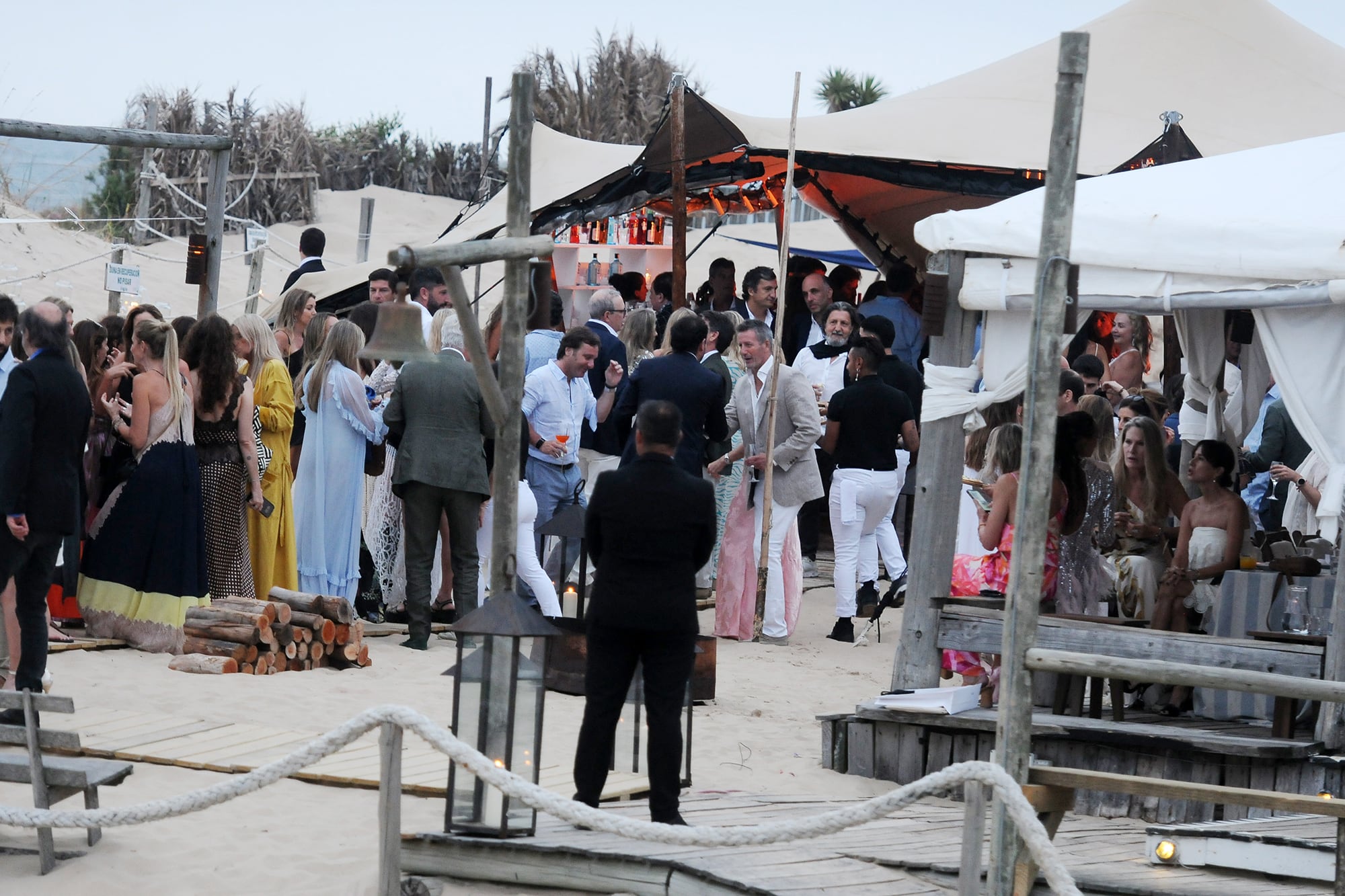 La fiesta en La Huella, a pleno