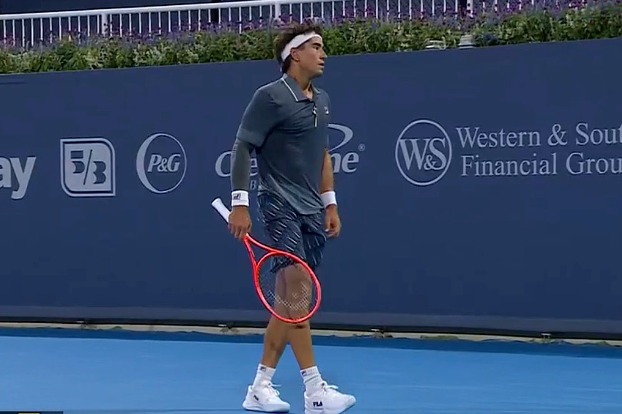 Francisco Comesaña llegó hasta los octavos de final en Cincinnati