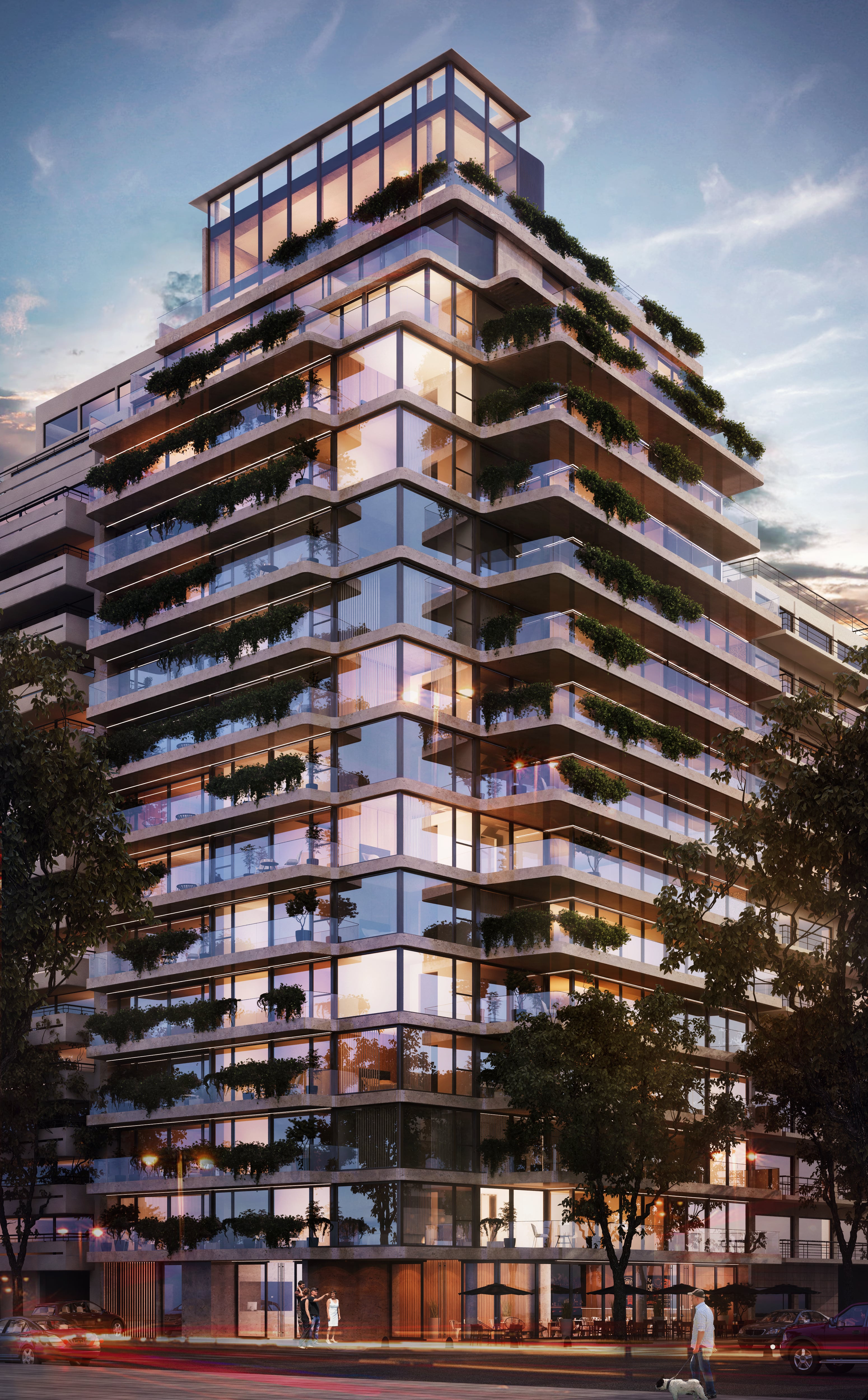 Levié tendrá 16 pisos con 28 unidades residenciales de tres y cuatro dormitorios