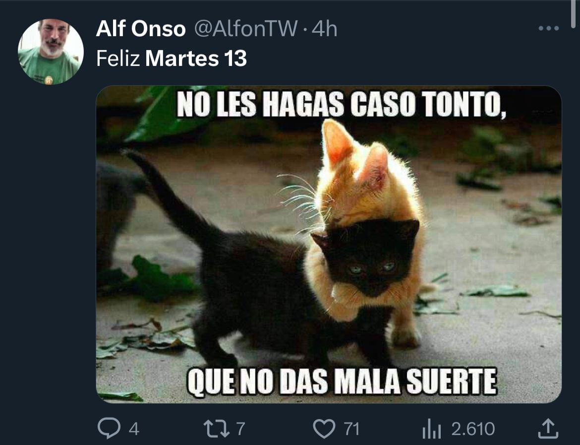 Los mejores memes por el martes 13