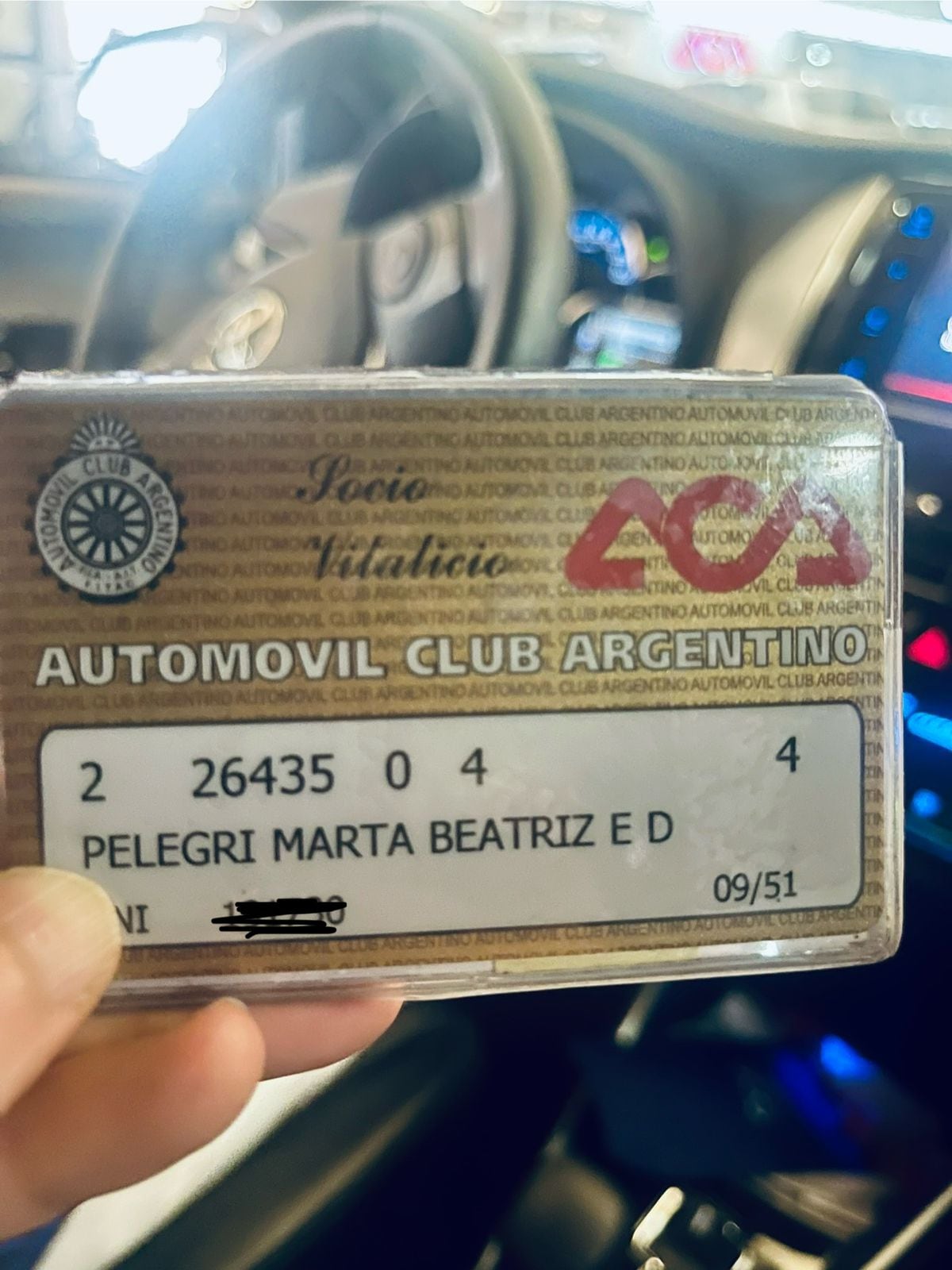 Marta es socia vitalicia del ACA desde 1951