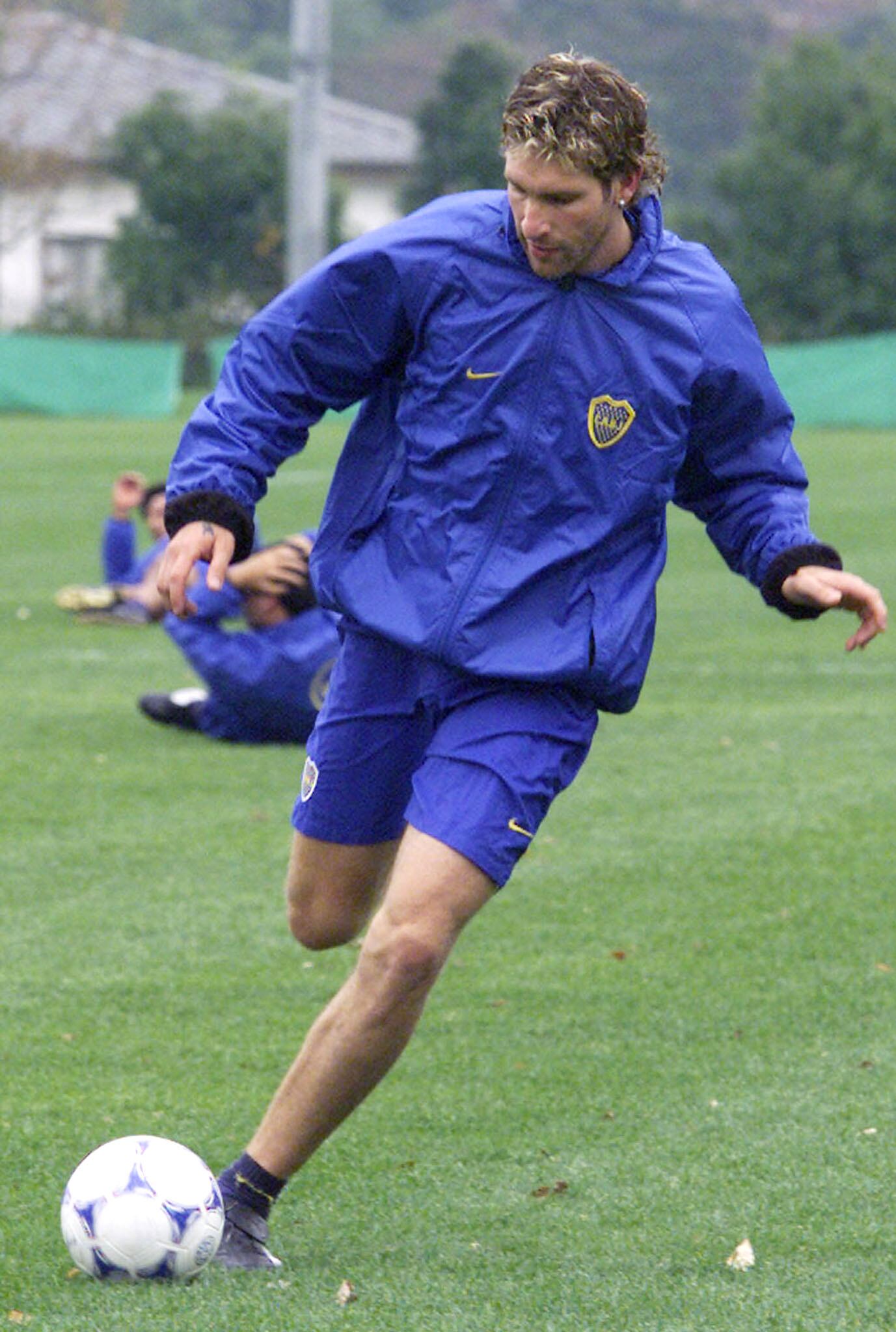Martin Palermo en un entrenamiento del 23 de noviembre en Kawasaki