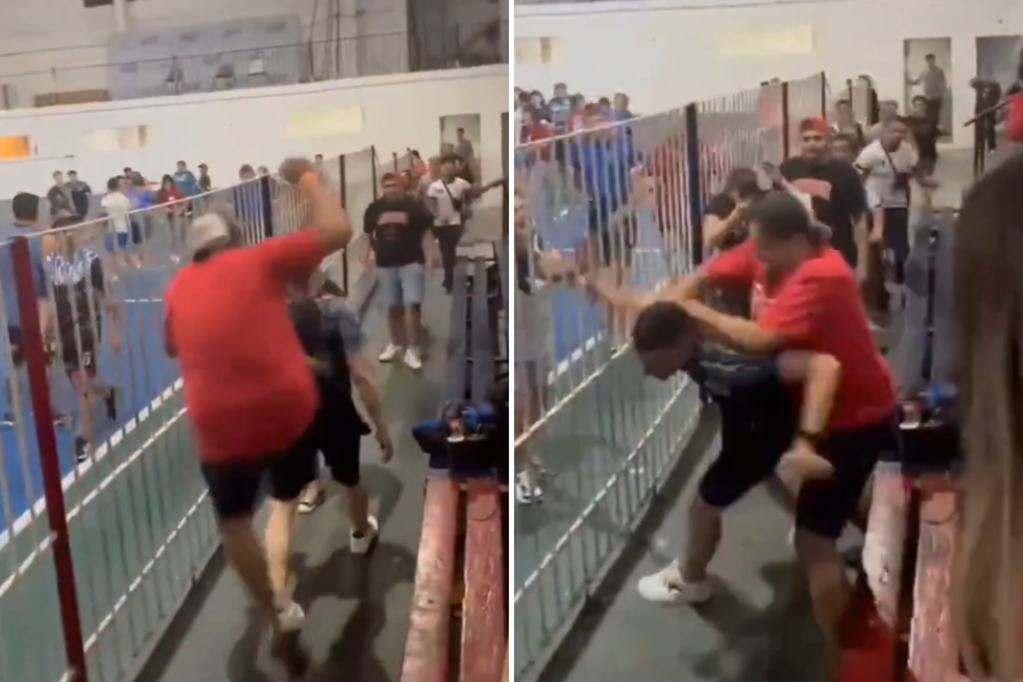 Un grupo de padres protagonizó una violenta pelea en un partido de fútbol infantil en Lanús