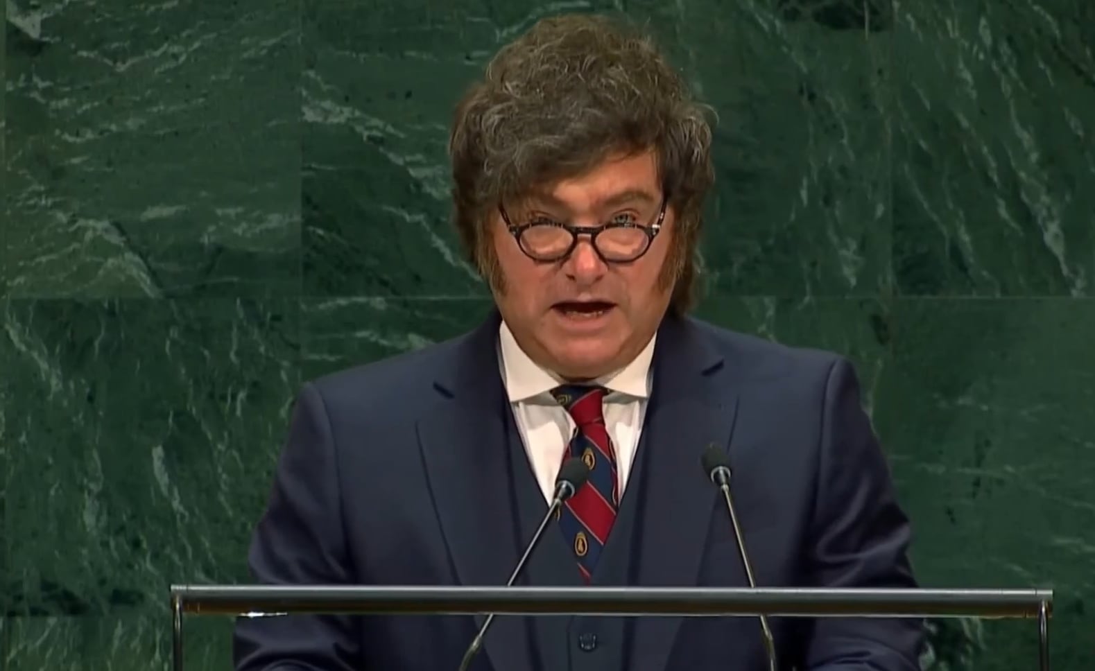 Milei, en la ONU.