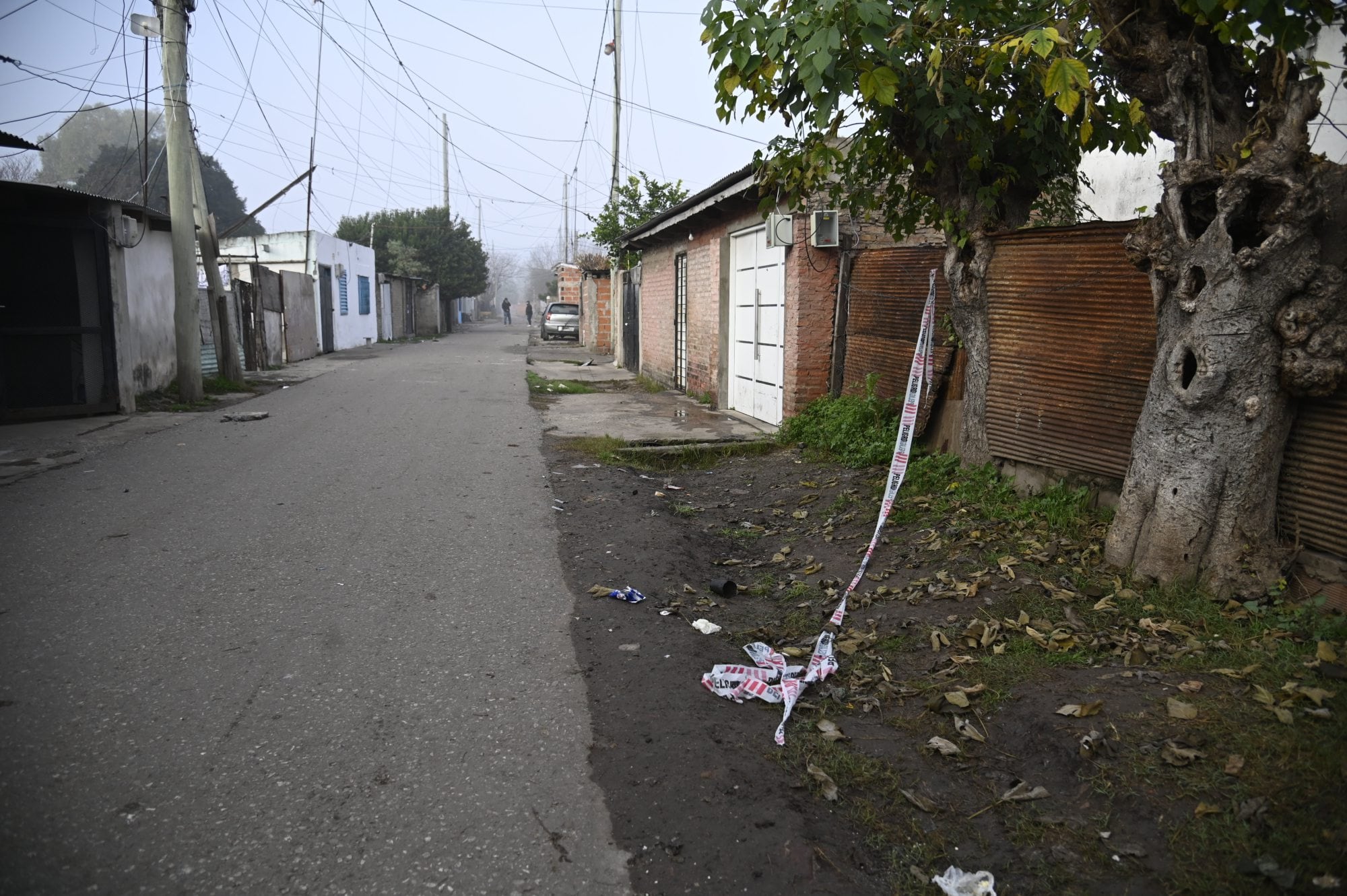 El lugar donde fueron baleados los agentes de la PFA