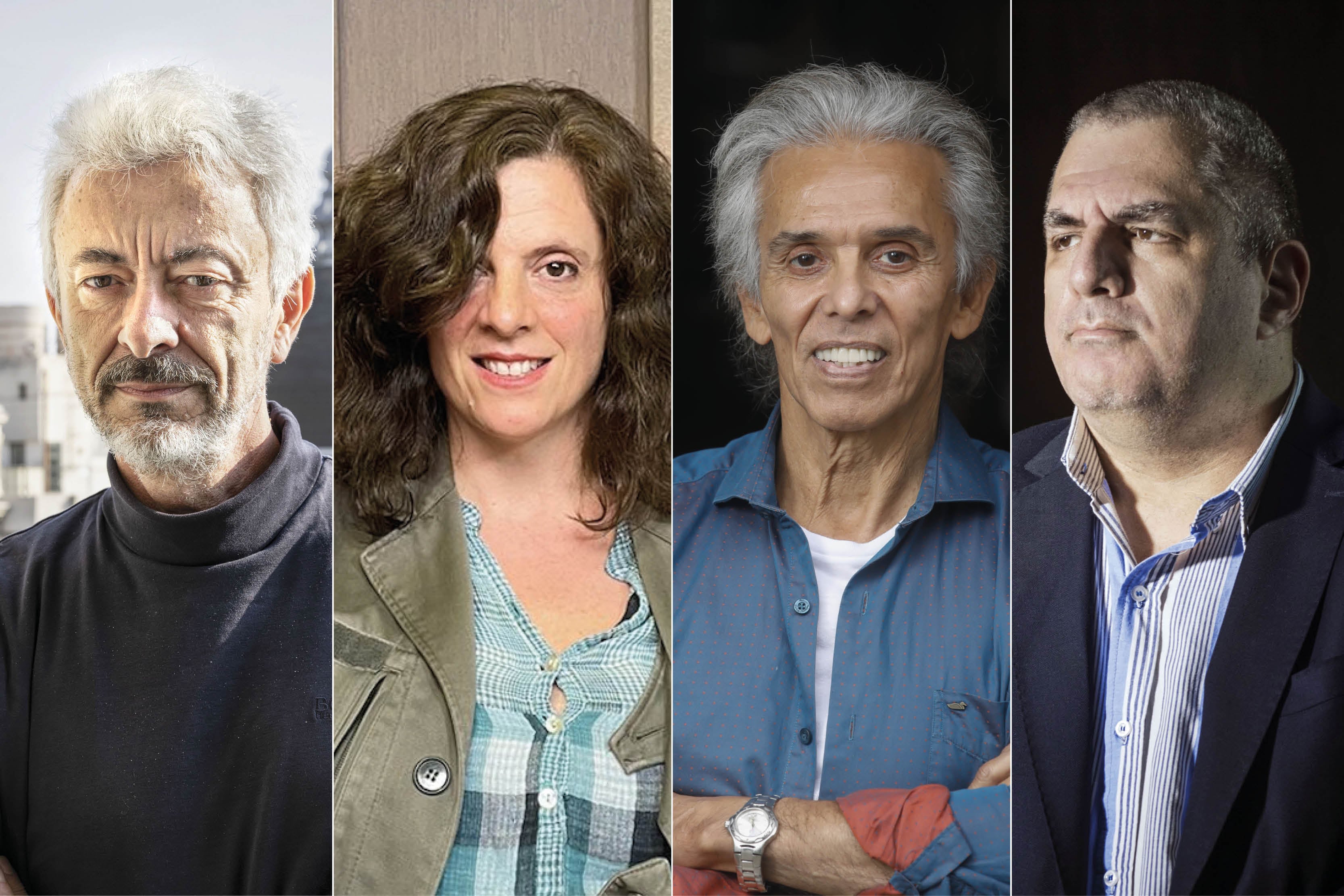 Carlos Gamerro, Magdalena Cámpora, Jairo y Martín Hadis