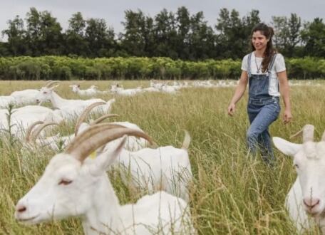 En su vida diaria, combina la rutina del tambo con la atención de clientes, la producción artesanal y el cuidado del entorno
