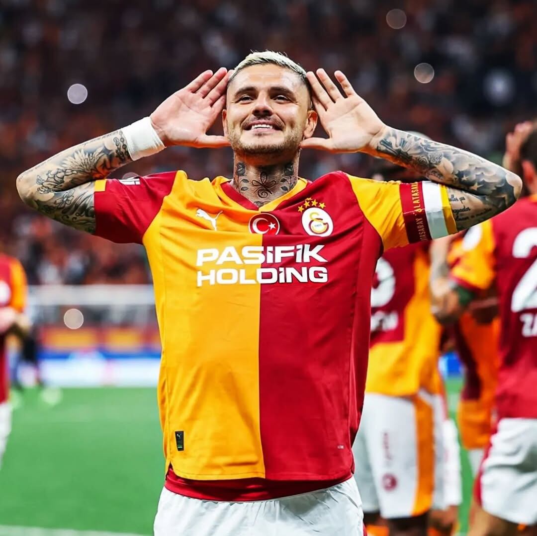 Después de nueve meses, Mauro Icardi volvió a vestir la camiseta de Galatasaray y marcó un gol (Foto: Instagram @mauroicardi)