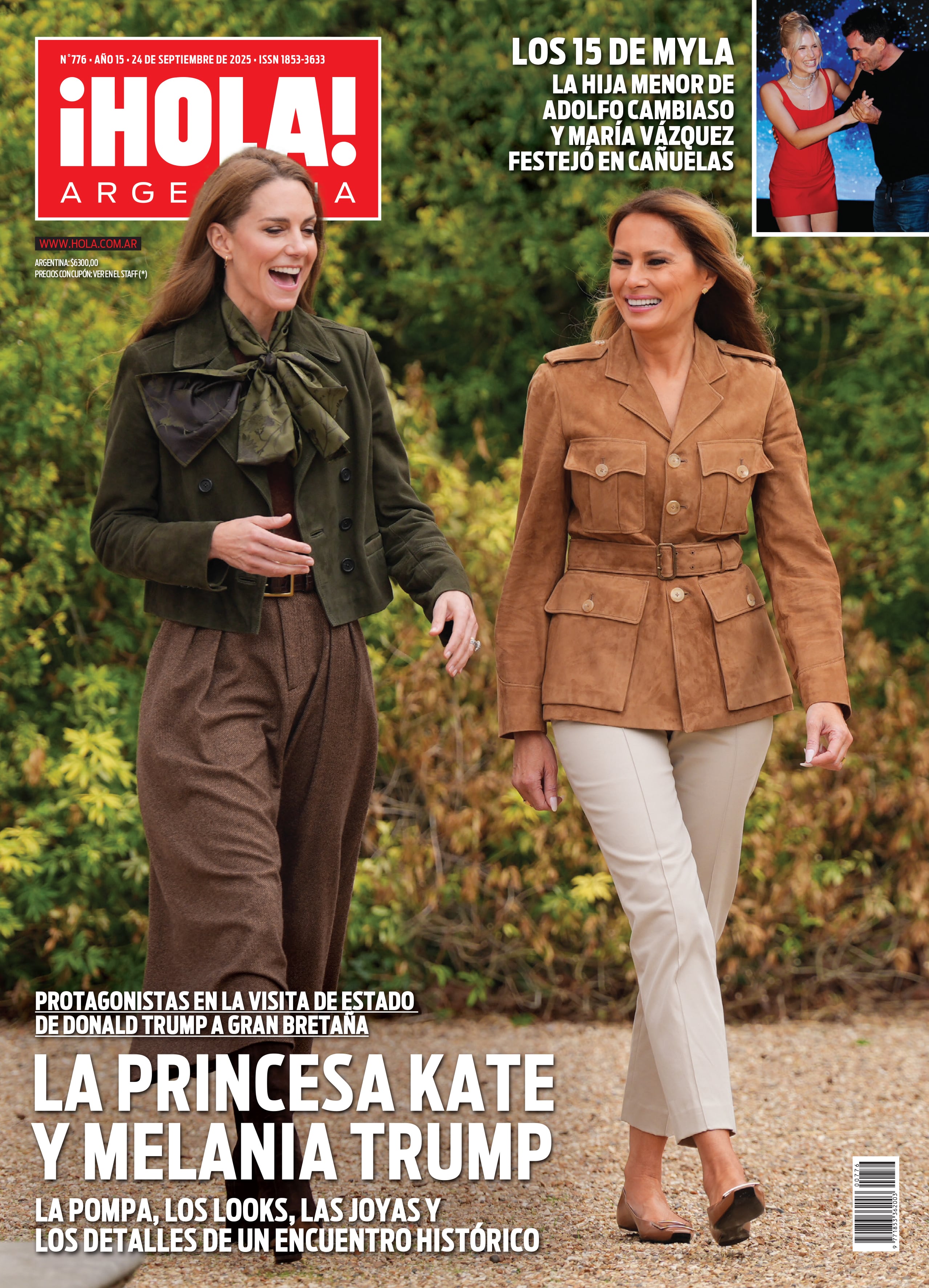 La tapa de la revista ¡HOLA! Argentina de esta semana