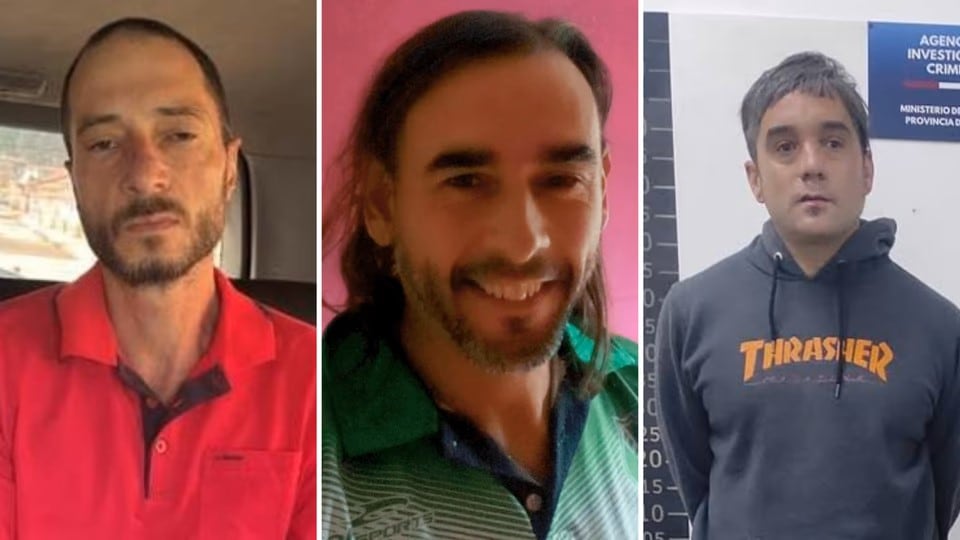 Damián Reinfenstuel, Ariel Matías Cabrera y Juan José Masson