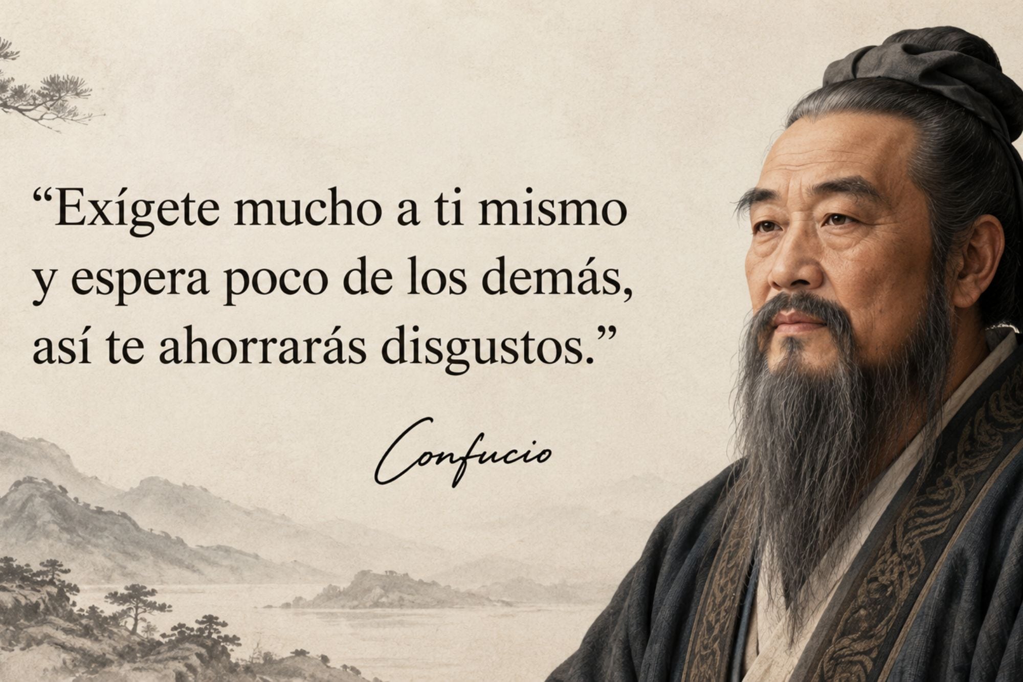 Las palabras de Confucio siguen vigentes en pleno 2026