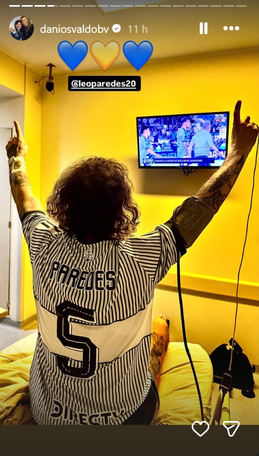 El exfutbolista compartió nuevas imágenes después de sufrir un derrame pleural (Captura: Instagram @daniosvaldobv)
