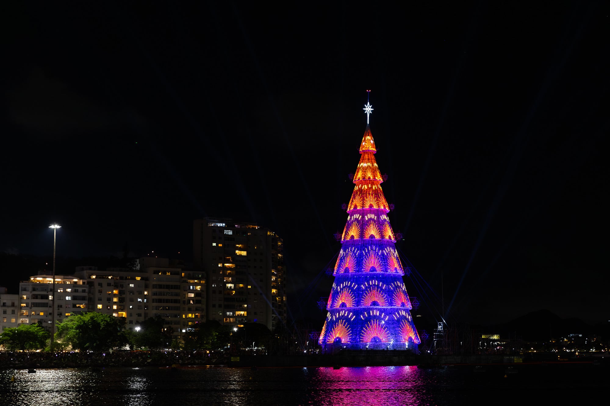 Navidad: el nuevo árbol gigante en uno de los destinos preferidos por los argentinos