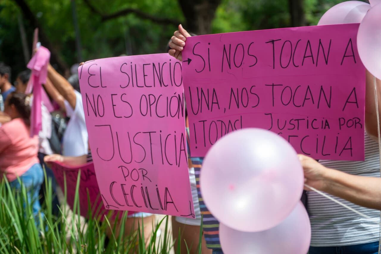 puerta donde se espera el veredicto del juicio Cecilia en Chaco.