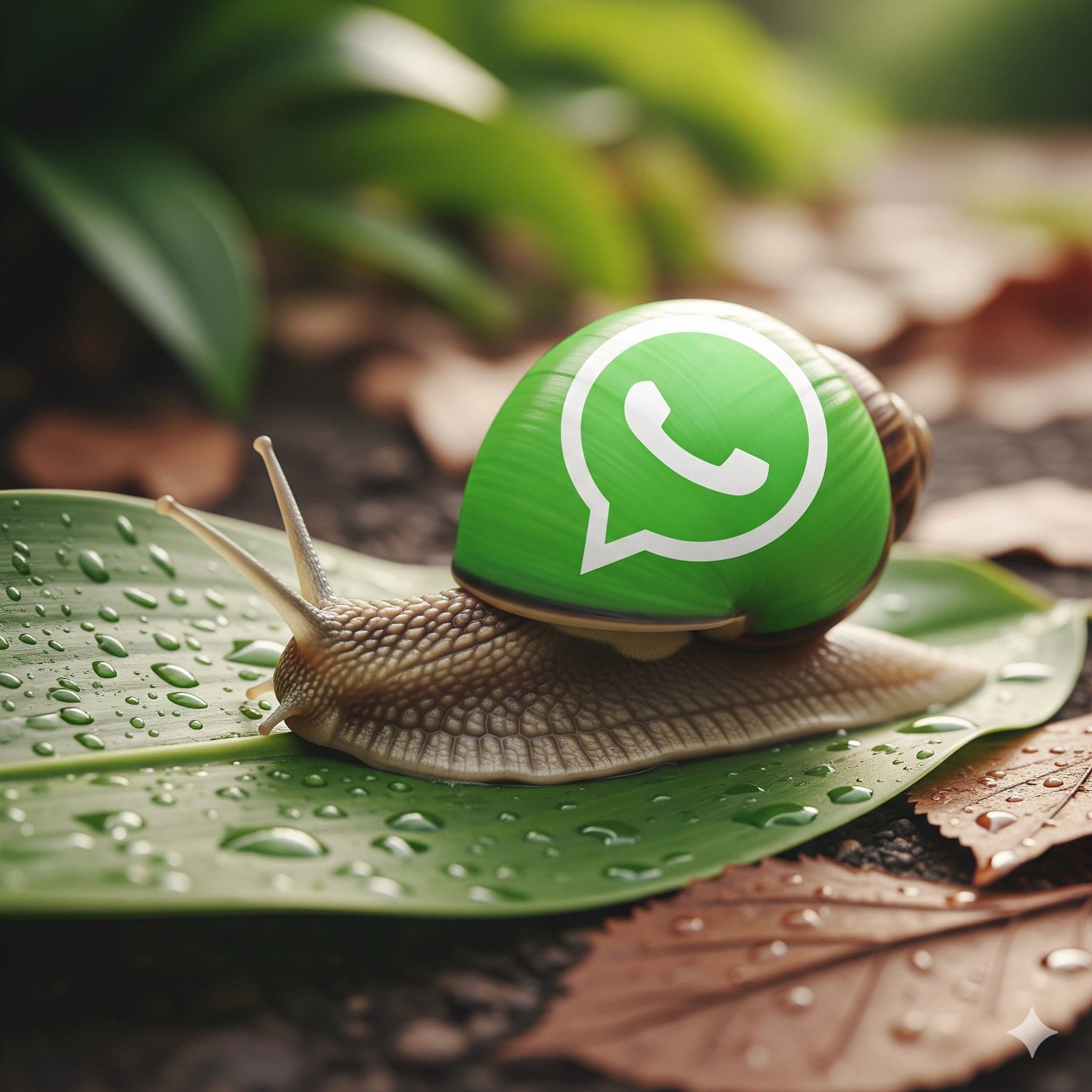 Caracol: una foto para el modo de WhatsApp