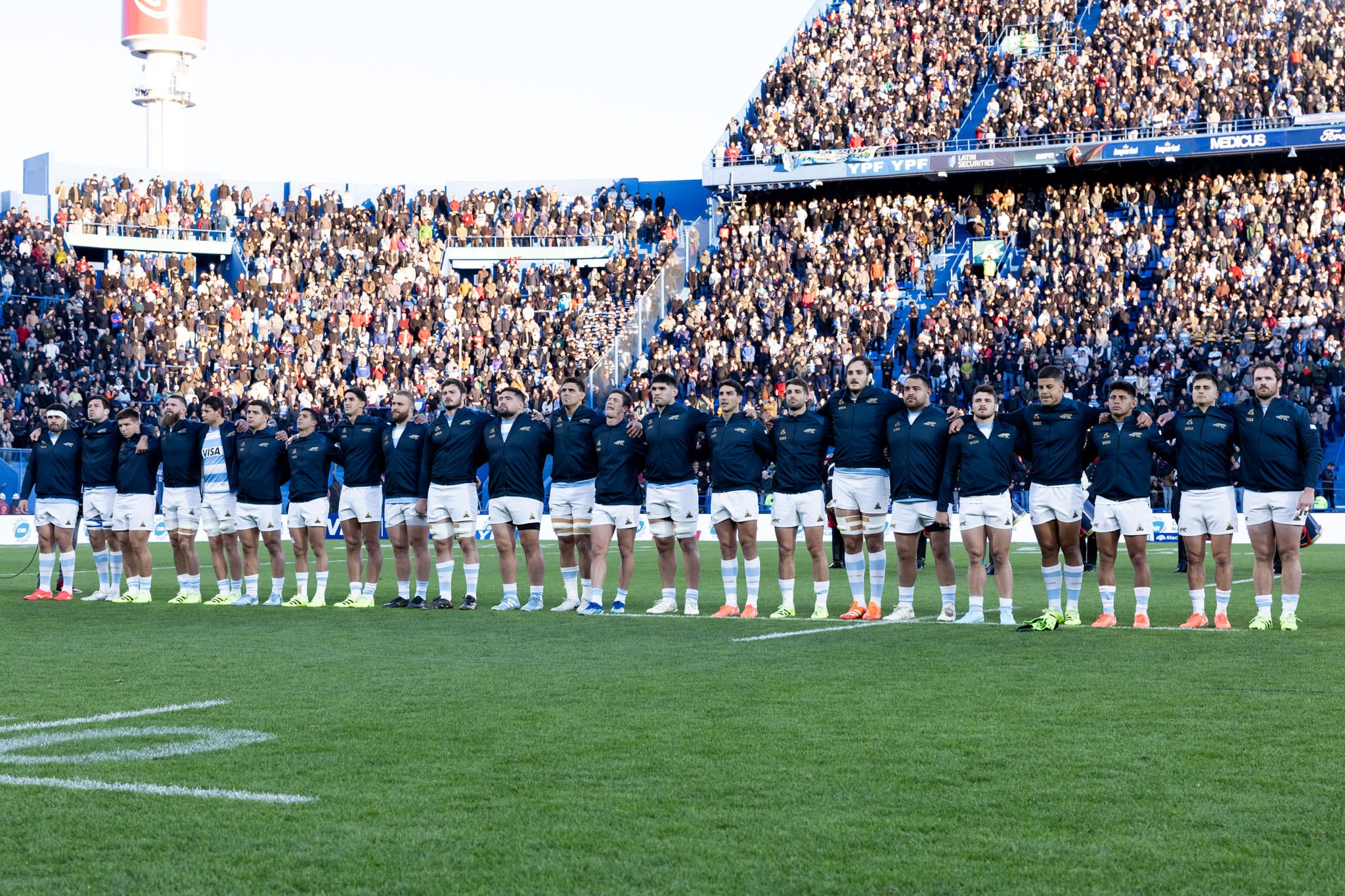 Los Pumas, en el estadio de Vélez Sarsfield