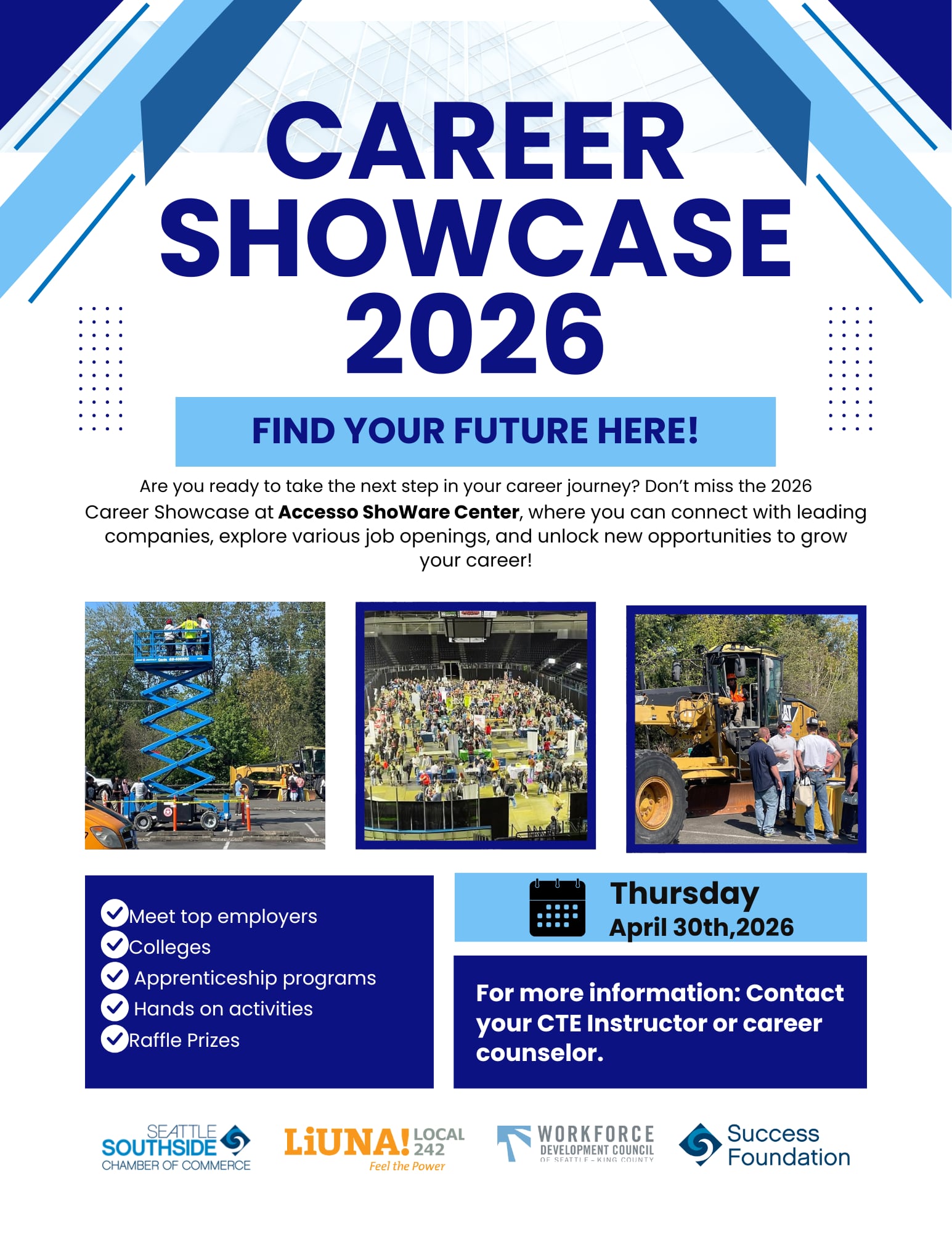 Detalles de la feria de empleo en Tukwila
